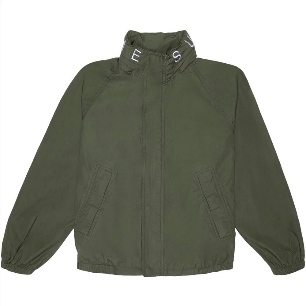 SUPREME ss20 raglan court jacket ‘olive’ sz XL